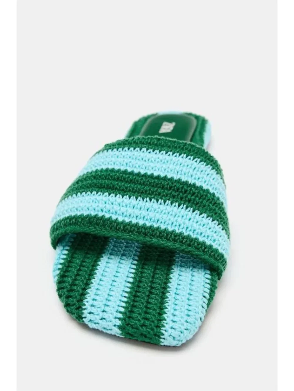 ZARA CROCHET FLAT SANDALS - Picture 6 of 7